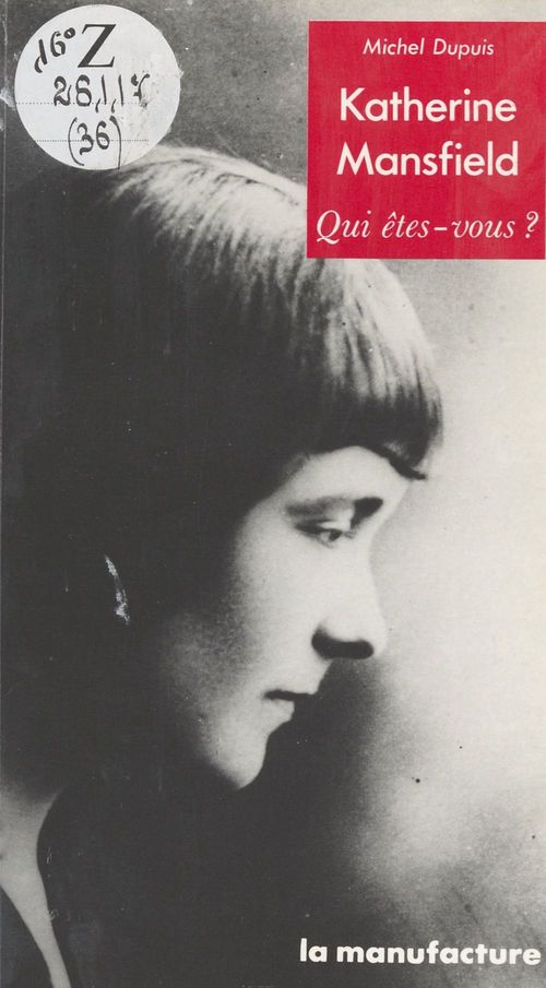 Couverture ebook de Katherine Mansfield, de Dupuis