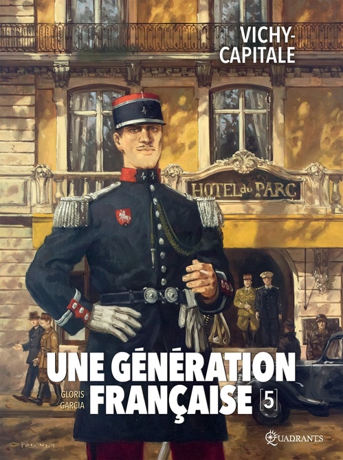 Couverture ebook de Une génération française T05 - Vichy-capitale, de Thierry Gloris