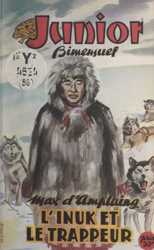 ebook cover of L'Inuk et le trappeur, by Max D'Amplaing