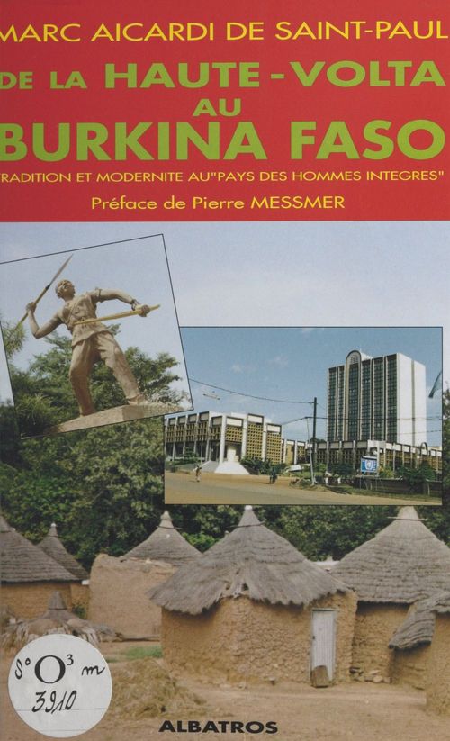 Couverture ebook de De la Haute-Volta au Burkina-Faso, de Marc Aicardi De Saint-Paul