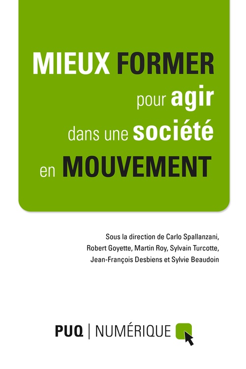 ebook cover of Mieux former pour agir dans une société en mouvement, by Collectif