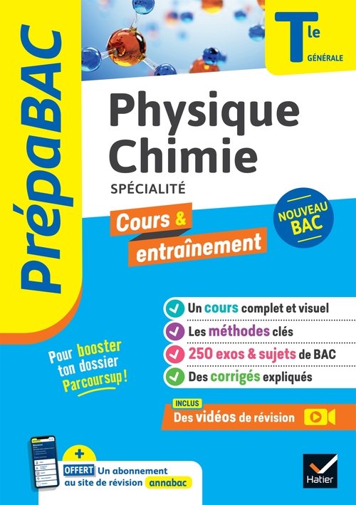 ebook cover of Prépabac - Physique-Chimie Tle générale (spécialité) - Bac 2027, by Nathalie Benguigui, Patrice Brossard, Joël Carrasco, Gaëlle Cormerais, Eric Langlois, Jacques Royer