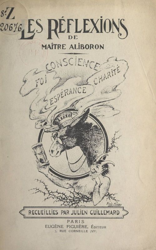 Couverture ebook de Les réflexions de Maître Aliboron, de Julien Guillemard