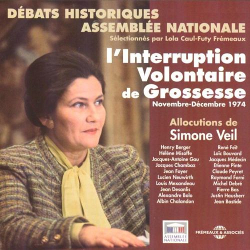 audiobook cover of L'interruption volontaire de grossesse, by Simone Veil