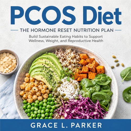 audiobook cover of Pcos Diet: The Hormone Reset Nutrition Plan (Build Sustainable Eating Habits to Support Wellness, Weight, and Reproductive Health), by Grace L. Parker