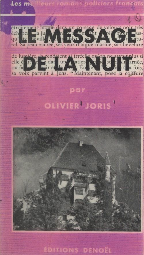 ebook cover of Le message de la nuit, by Olivier Joris