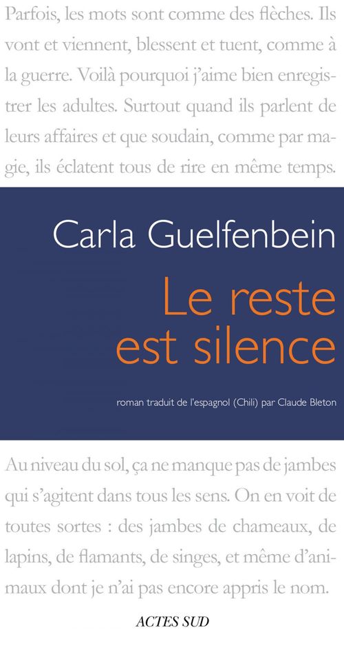 Couverture ebook de Le reste est silence, de Carla Guelfenbein