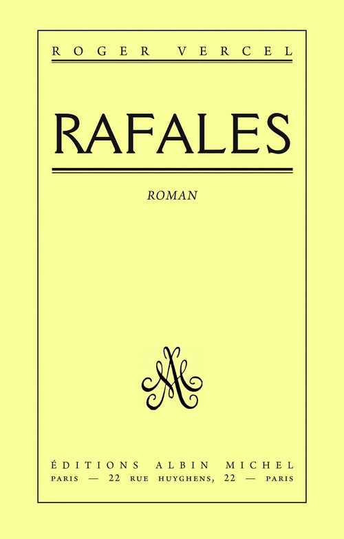 ebook cover of Rafales, by Roger Vercel