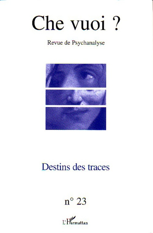 ebook cover of Destins des traces, by Revue Che Vuoi