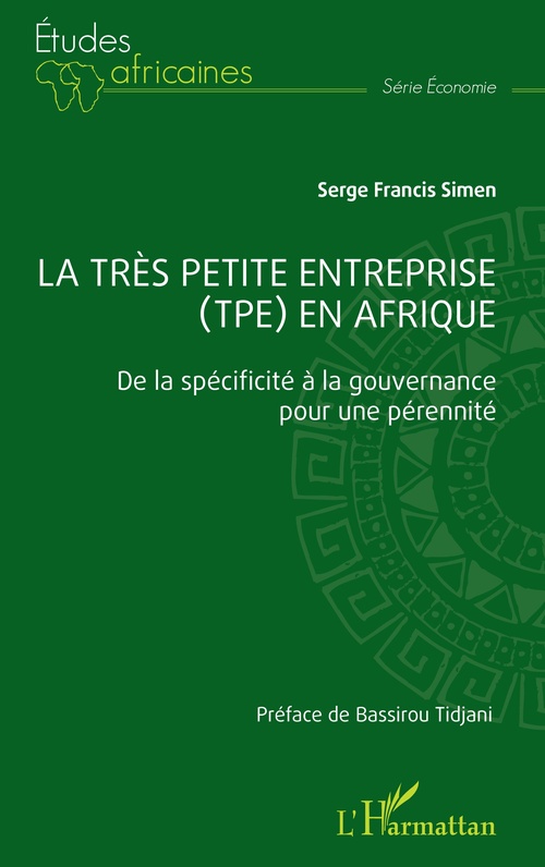 Couverture ebook de La très petite entreprise (TPE) en Afrique, de Serge Francis Simen