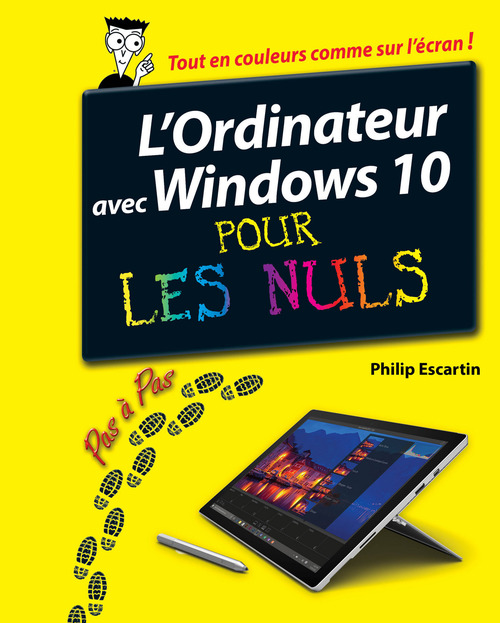 Couverture ebook de L'Ordinateur avec Windows 10 Pas à Pas PLN, de Philip Escartin