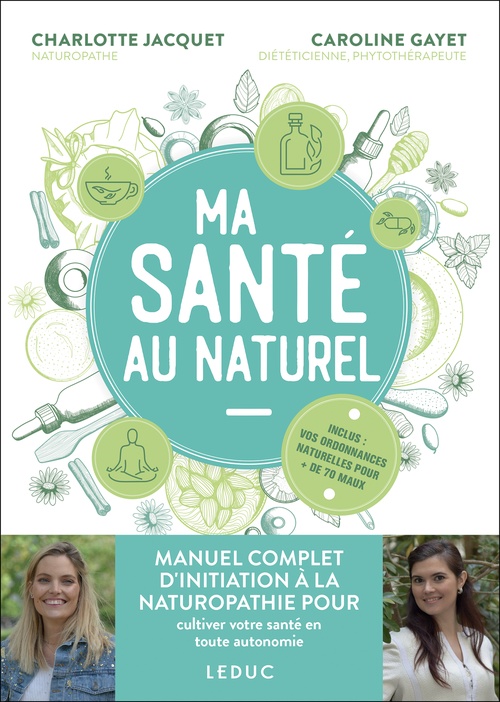 Couverture ebook de Ma santé au naturel, de Charlotte Jacquet, Caroline Gayet