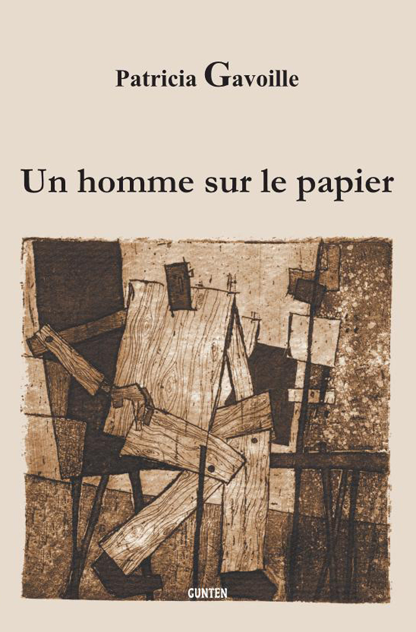 Couverture ebook de Un homme sur le papier, de Patricia Gavoille