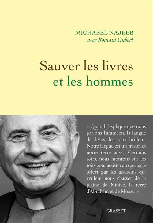 Couverture ebook de Sauver les livres et les hommes, de Romain Gubert, Najeeb Moussa Michaeel