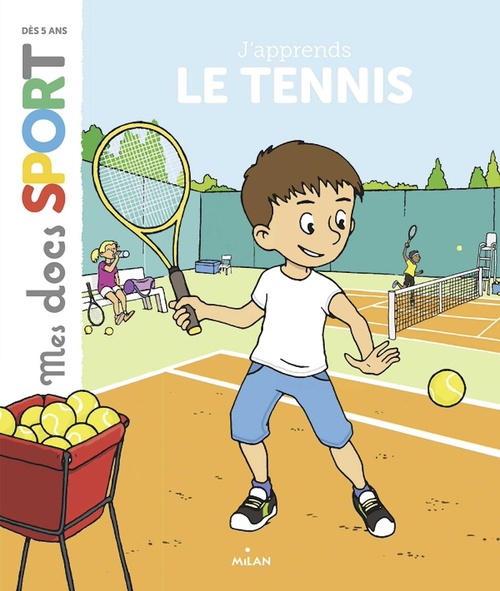 Couverture ebook de J'apprends le tennis, de Jérémy Rouche