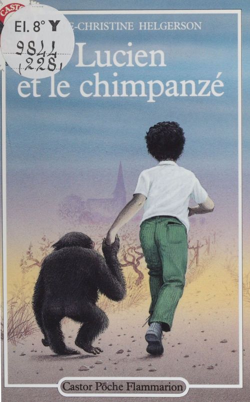 Couverture ebook de Lucien et le chimpanzé, de Helgerson Marie-Chri