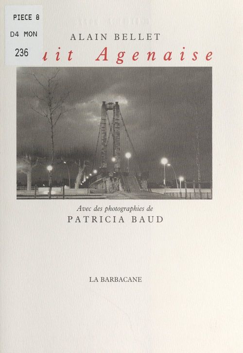 ebook cover of Nuit agenaise, by Alain Bellet