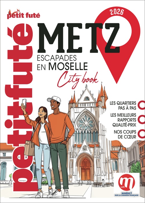 Couverture ebook de Guide Metz 2026 Petit Futé: Escapades en Moselle, de Collectif