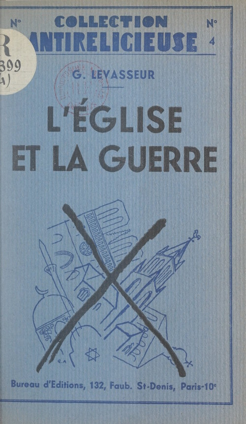 ebook cover of L'Église et la guerre, by Georges Levasseur
