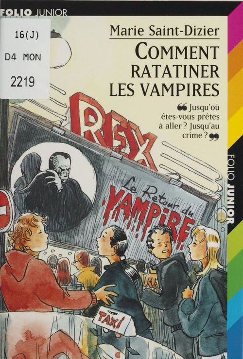 Couverture ebook de Comment ratatiner les vampires ?, de Saint-Dizier/Lacheze