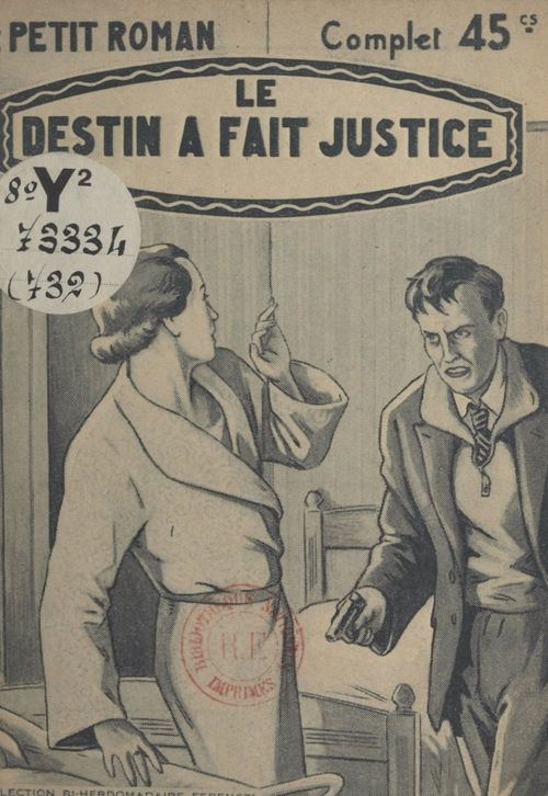 ebook cover of Le destin a fait justice, by Louis Bonzom