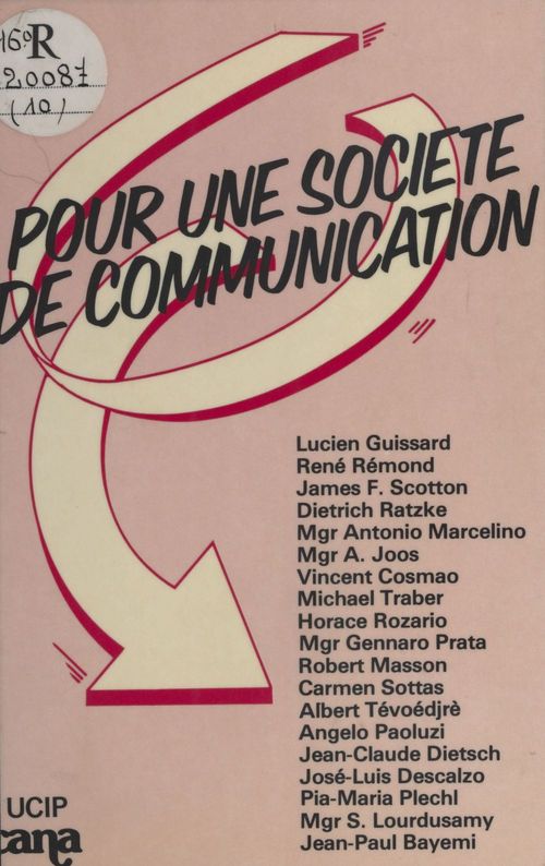 ebook cover of Pour une société de communication, by Lucien Guissard