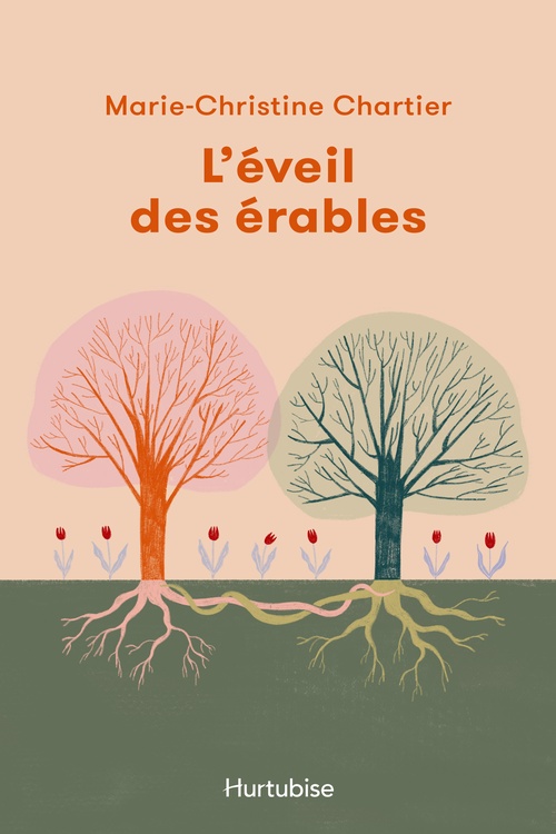 Couverture ebook de L'éveil des érables, de Marie-Christine Chartier