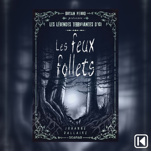 audiobook cover of Les feux follets, by Johanne Dallaire