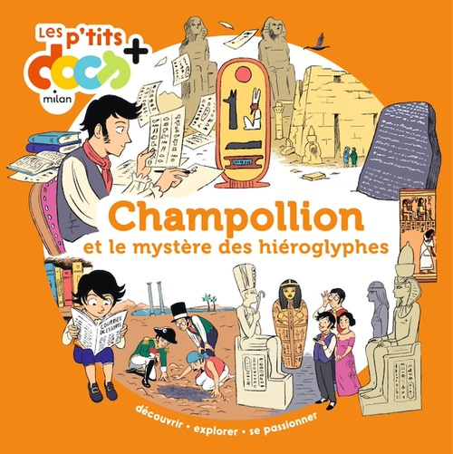 Couverture ebook de Champollion, de Stéphanie Ledu
