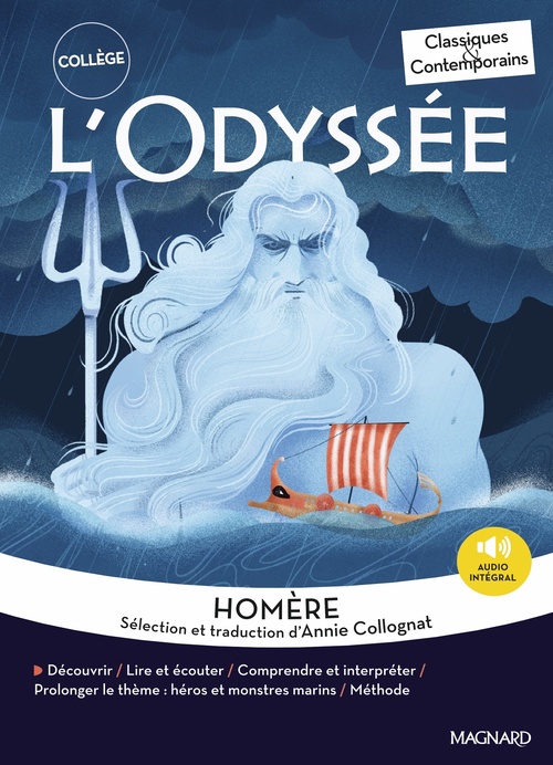ebook cover of L'Odyssée - Classiques et Contemporains, by Homere, Annie Collognat-Barès