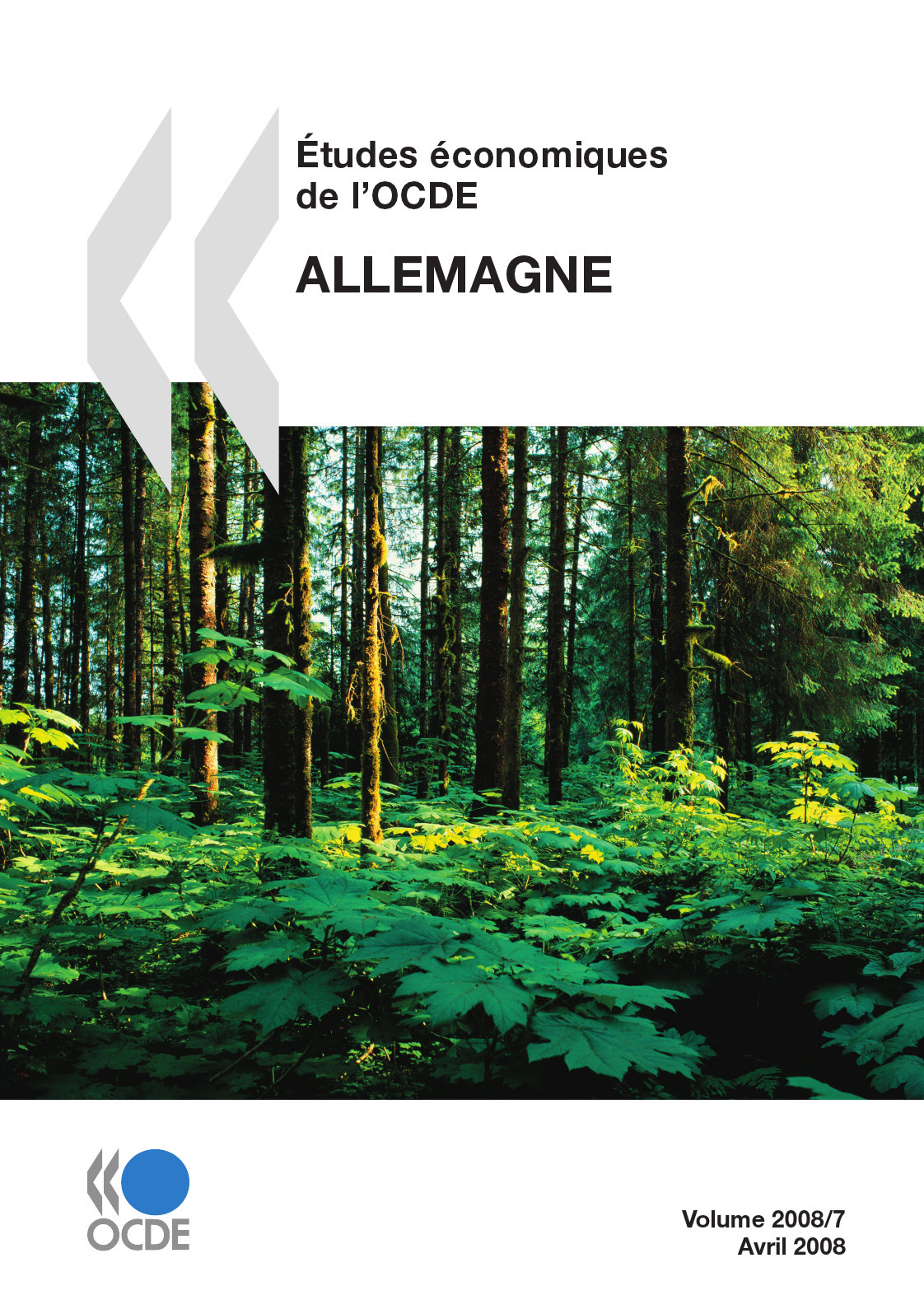 ebook cover of Études économiques de l'OCDE : Allemagne 2008, by Collectif