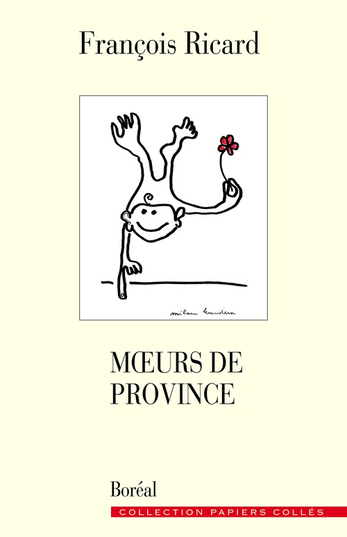ebook cover of Moeurs de province, by François Ricard