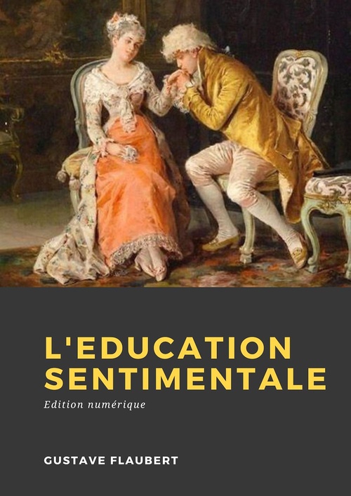Couverture ebook de L'éducation sentimentale, de Gustave Flaubert