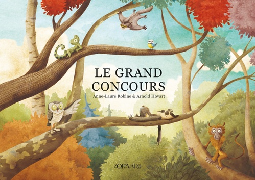 ebook cover of Le grand concours, by Anne-Laure Robine, Arnold Hovart