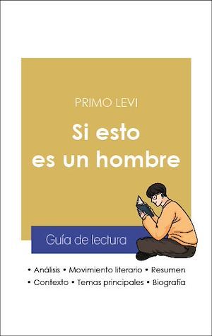 ebook cover of Guía de lectura Si esto es un hombre (análisis literario de referencia y resumen completo), by Primo Levi