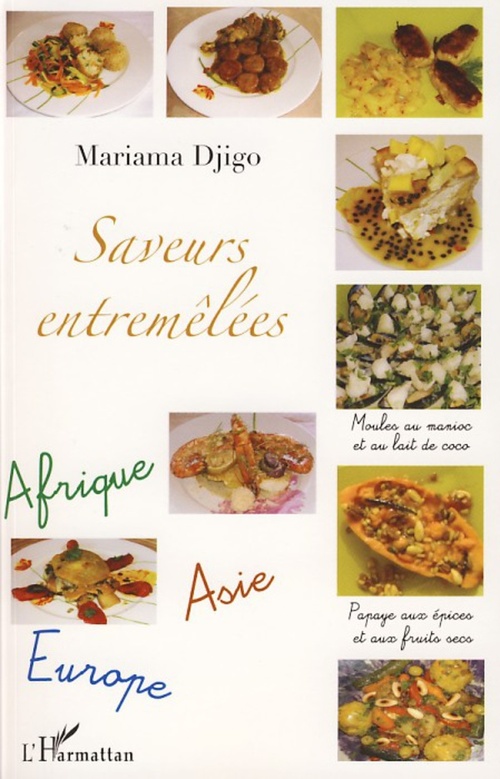 ebook cover of Saveurs entremêlées, by Mariama Djigo