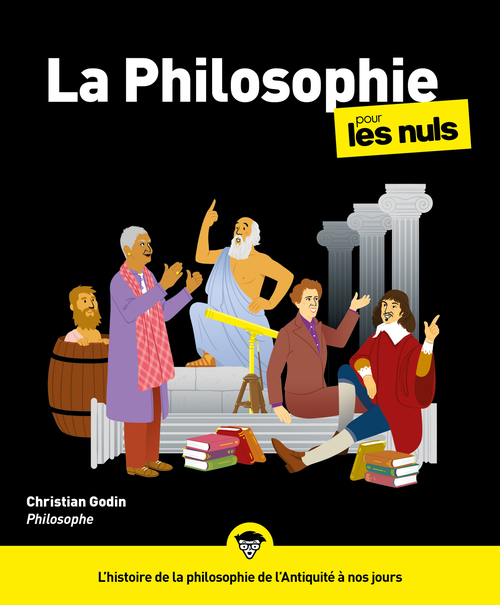 Couverture ebook de Philosophie pour les Nuls, 3e éd., de Christian Godin