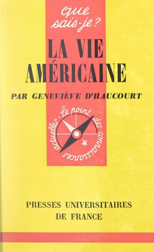 ebook cover of La vie américaine, by Genevieve D''Haucourt