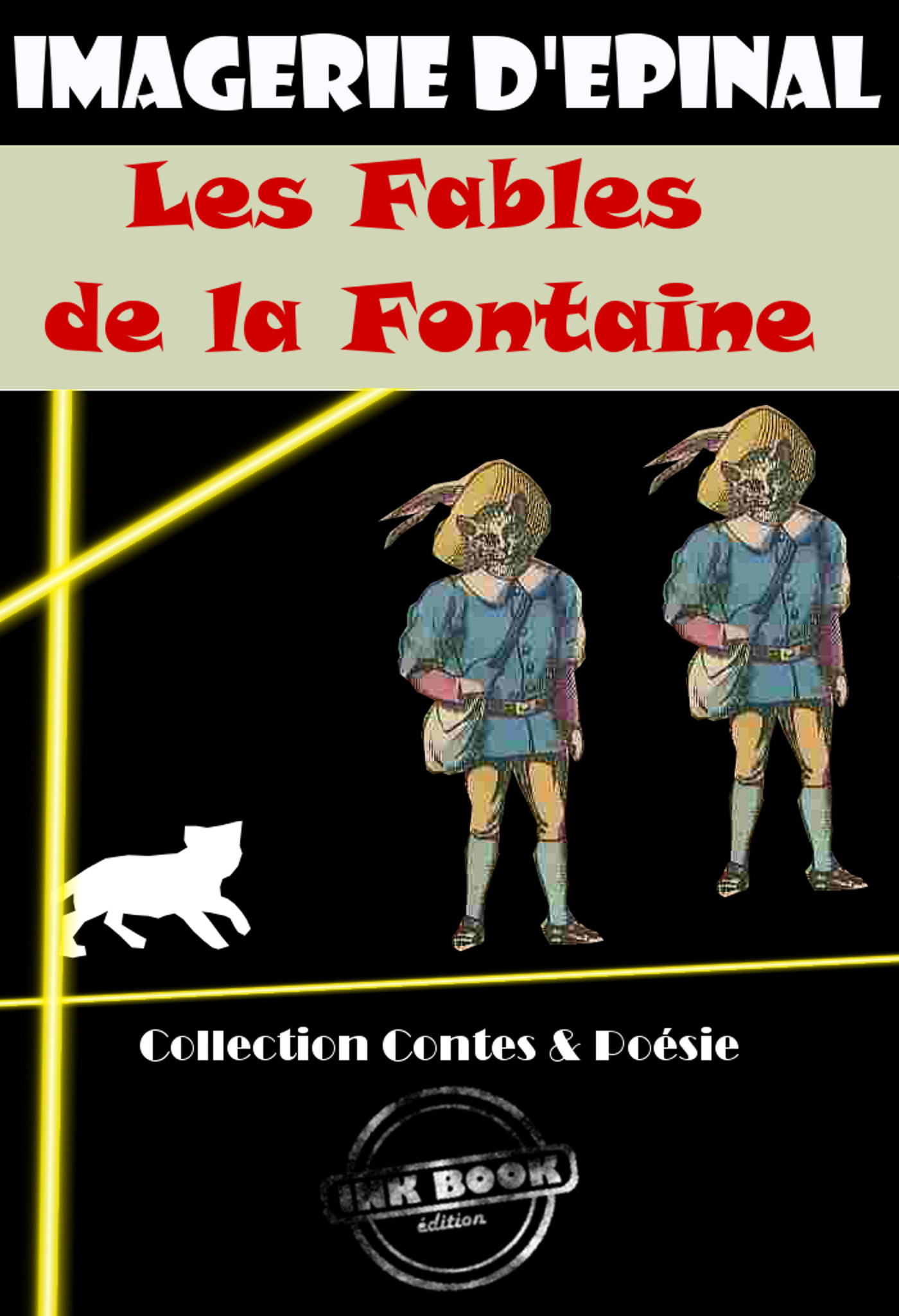 Couverture ebook de Fables de La fontaine en Images d'Épinal (entièrement illustrée) [édition intégrale revue et mise à jour], de Imagerie D'Epinal