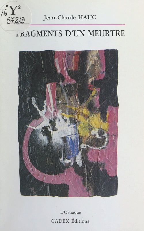 ebook cover of Fragments d'un meurtre, by Jean-Claude Hauc