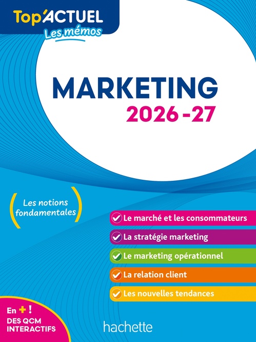 ebook cover of Top'Actuel Marketing 2026-2027, by Hamza Merabet