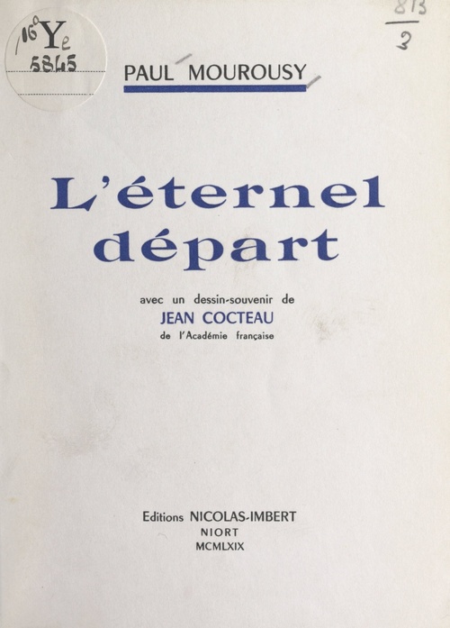 Couverture ebook de L'éternel départ, de Paul Mourousy