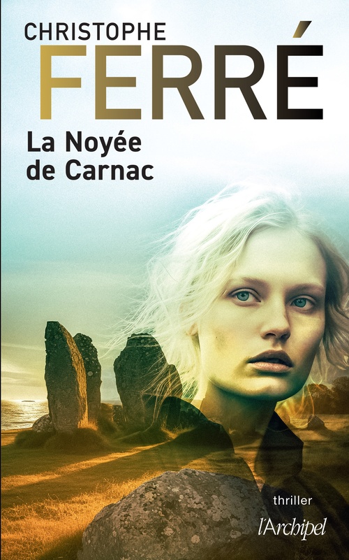 Couverture ebook de La Noyée de Carnac, de Christophe Ferré