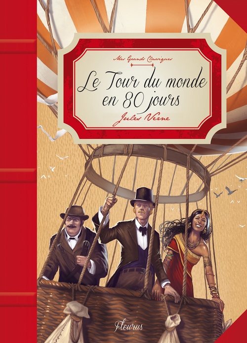 Couverture ebook de Le Tour du monde en 80 jours, de Dimitri Bielak, Jules Verne