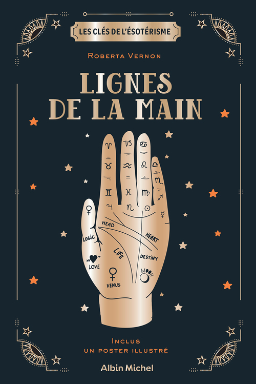 Couverture ebook de Les Clés de l'ésotérisme - Les Lignes de la main, de Roberta Vernon