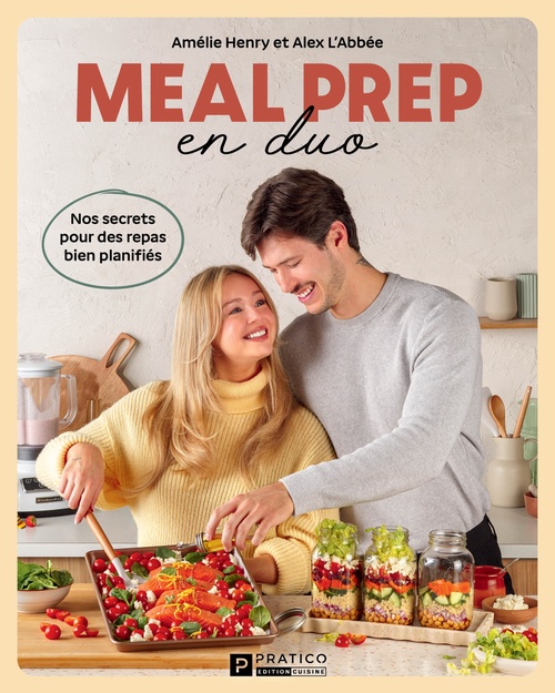 ebook cover of Meal prep en duo, by Amélie Henry, Alex L'Abbée