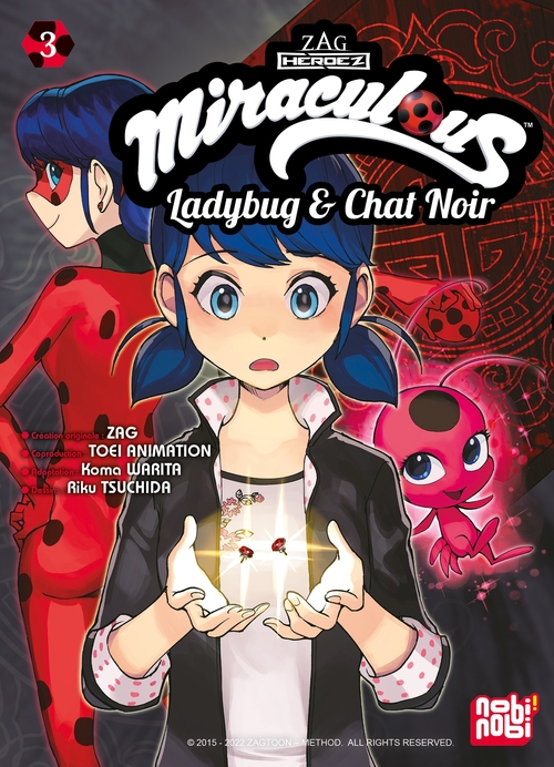 Couverture ebook de Miraculous T03, de Riku Tsuchida