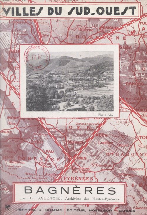 Couverture ebook de Bagnères-de-Bigorre, de Gaston Balencie