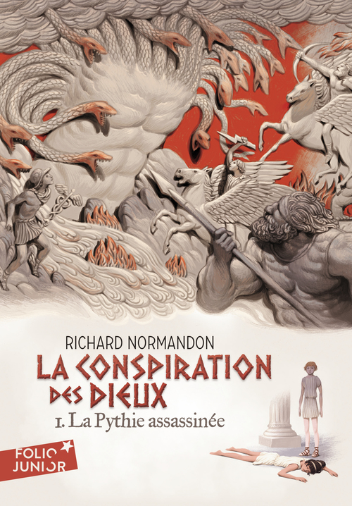 ebook cover of La conspiration des dieux (Tome 1) - La Pythie assassinée, by Richard Normandon