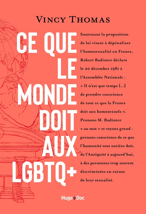 Couverture ebook de Ce que le monde doit aux LGBTQIA+, de Vincy Thomas
